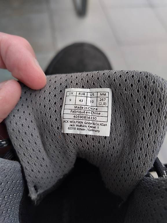 Scarpe da uomo: Wanderschuhe Jack Wolfskin Grösse 43 – Usato da Zofingen venduto da CM081 1