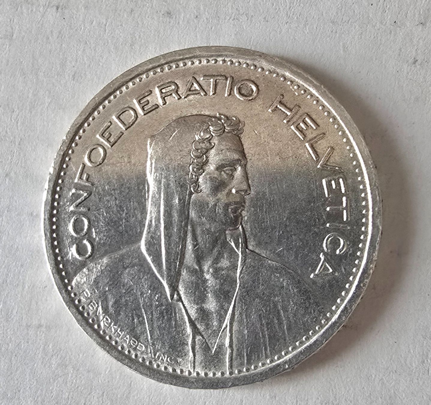 Alle Münzen: Fr. 5.00  1954 – Gebraucht aus Ennetbürgen von 50shafali53 1