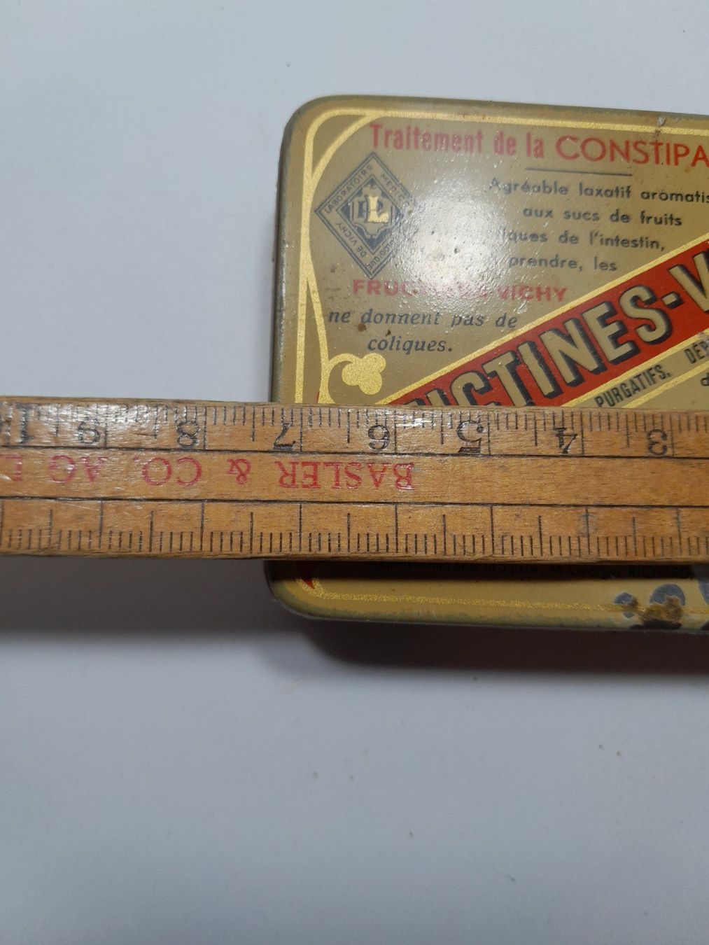Dosen: Vintage Blechdose - Fructines Vichy – Gebraucht aus Männedorf von Bel-view 4