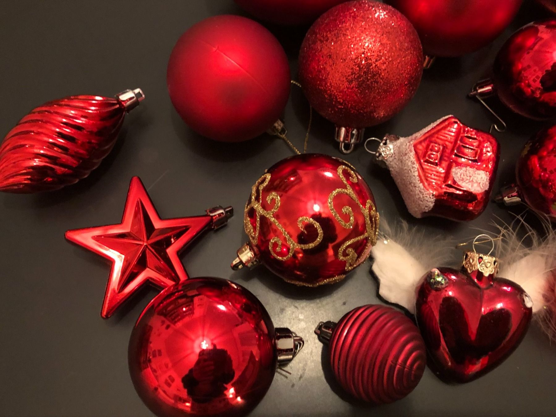 Toutes les décorations: Lot diverser, roter Christbaumschmuck – D'occasion à Gossau/ZH par amazonas66 1