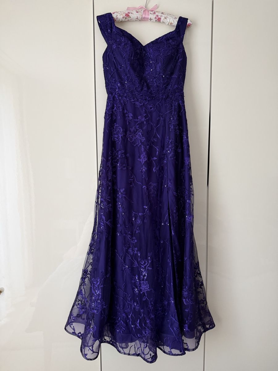 JJ’s House Robes: Abendkleid dunkelviolett Grösse 36 – Neuf (Voir description) à Zürich par Reisekoffer