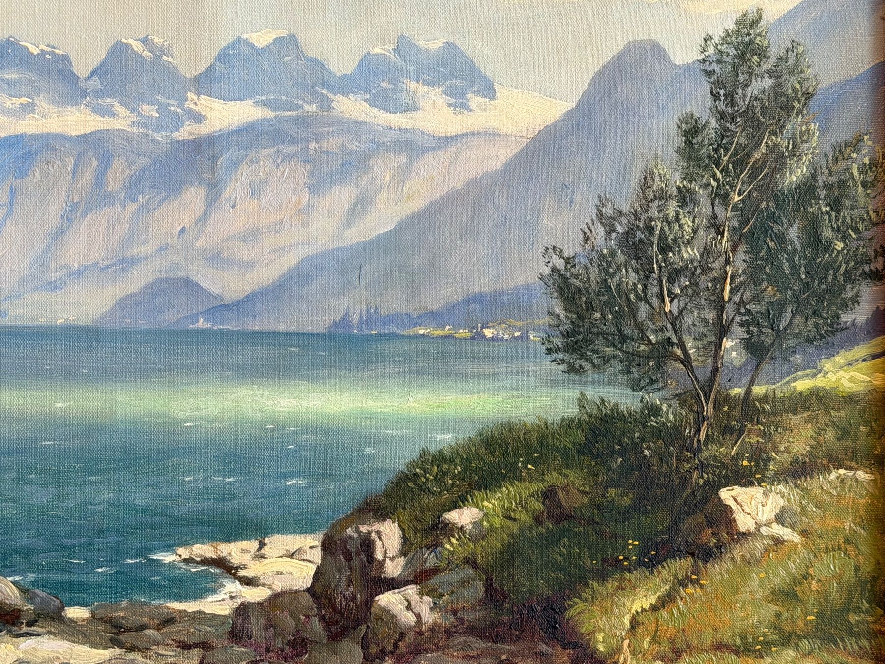 Dipinti: Jakob Edwin Bachmann  1873 -1957 ÖlGemälde – Usato da Basel venduto da PAUL_ART 3