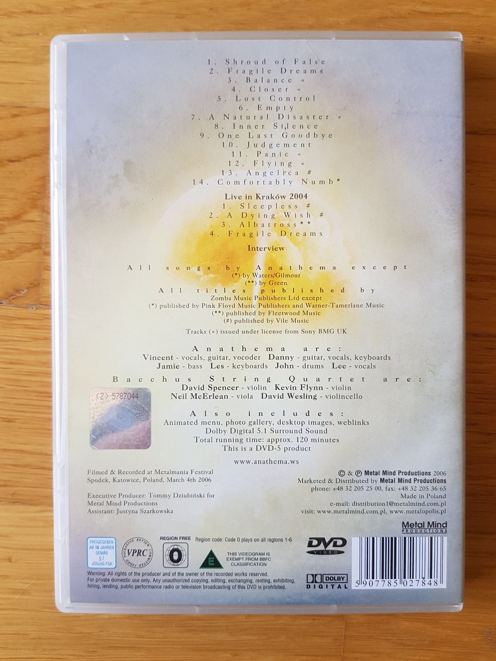 CD: Anathema - A Moment in Time DVD – Nuovo (secondo la descrizione) da Martigny venduto da yan_7tnz 2