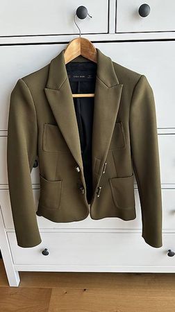Zara Blazer, Khaki-Oliv, Grösse XS, Top Zustand!