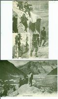 Fiesch VS um 1910 Bergsteiger,  2 Repro AK sehr gut erhalten