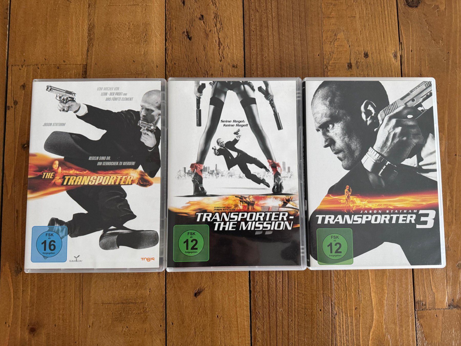 Alle DVDs: DVD: Transporter 1-3 – Gebraucht aus Belp von Smiley90