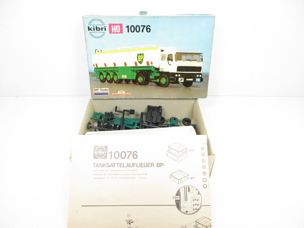 Kibri Modelleisenbahnen: Kibri H0 10076 DAF Tanksattelauflieger BP – Neu und originalverpackt aus Olten von Heinrich875 1