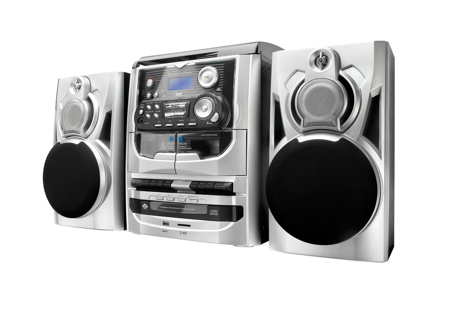 Lettore multimediale & Streamer: DUAL STEREO SYSTEM - CD, CASSETTE, RADIO, TURNTABLE – Nuovo (secondo la descrizione) da Ringgenberg BE venduto da tim_jwr2