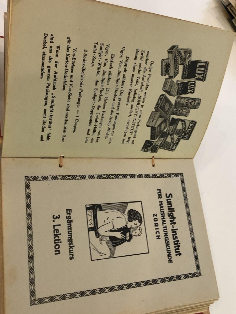 Livres: Haushaltskurs SUNLIGHT INSTITUT ZÜRICH um 1920 – D'occasion à Lufingen par Rac0 3