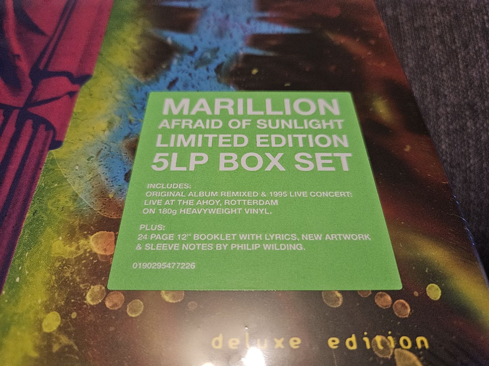 Dischi in vinile: MARILLION - Box 5 LP - Afraid a Sunlight -Deluxe – Nuovo e nell'imballaggio originale da Troistorrents venduto da Syrocks 3