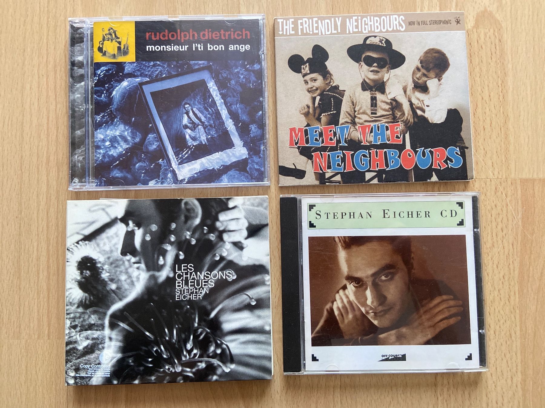 CD: Stephan Eicher, Rudolph Dietrich, Aarhoolies-Chef – Usato da Wabern venduto da fingersinfactories