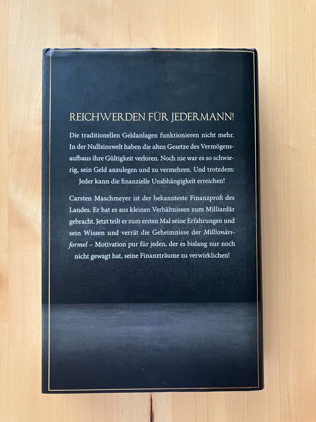 Libri: Buch die Millionärsformel von Carsten Maschmeyer – Usato da Spiez venduto da JaS 1