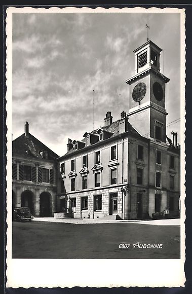 Cartes postales: AK Aubonne, Place du March – D'occasion à Berlin par bartko-reher