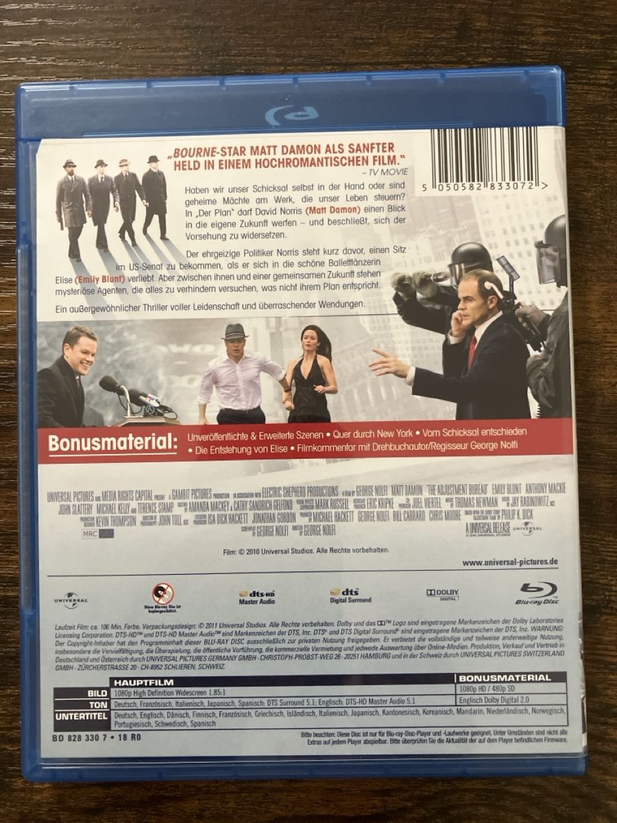 Tous les DVDs: Der Plan BluRay – D'occasion à Glarus par Jhuber78 1