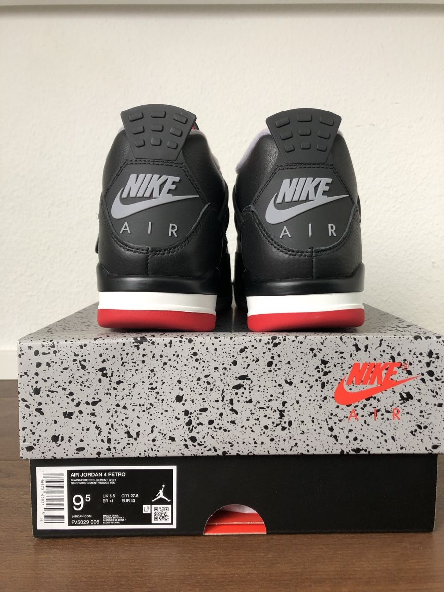 Jordan Scarpe da uomo: Air Jordan 4 Bred Reimagined EU43 – Nuovo e nell'imballaggio originale da Baar venduto da tortuga72 1