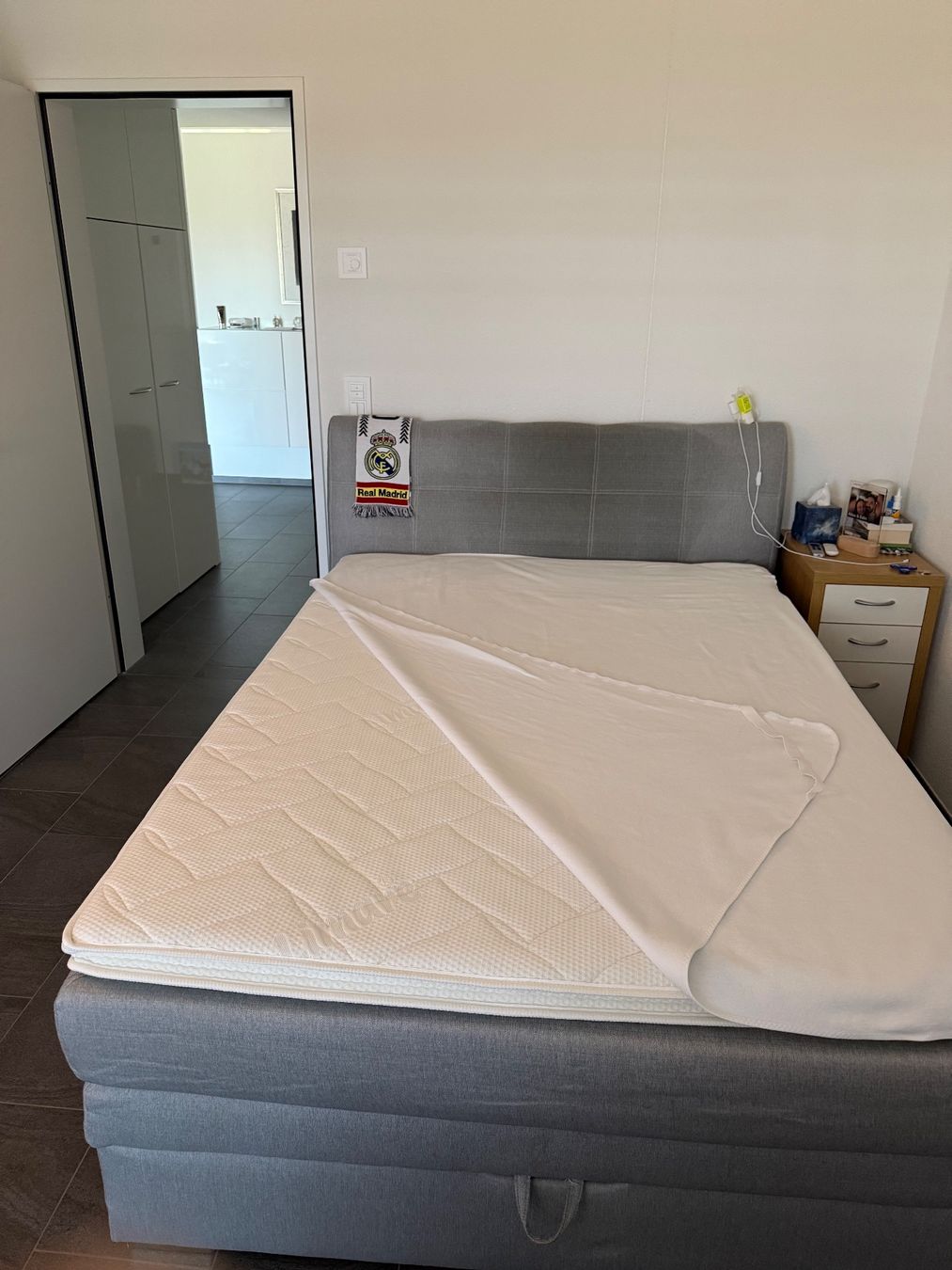 Letti: Boxspringbett mit Molton und Topper – Usato da Tagelswangen venduto da edi_vjz9 2