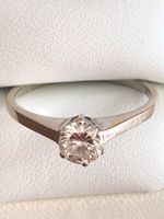 Gold Solitär Ring 750 Diamant 0,5 Carat Schweiz