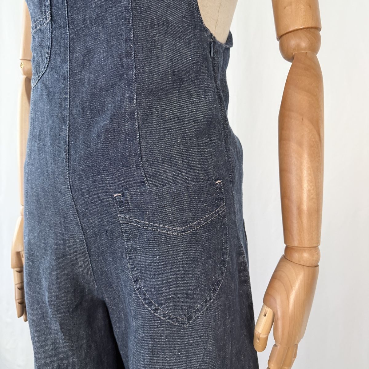 Tute: ECHAPPEES BELLES Linen Denim Romper – Nuovo (secondo la descrizione) da Emmen venduto da Colette-Juliette 3