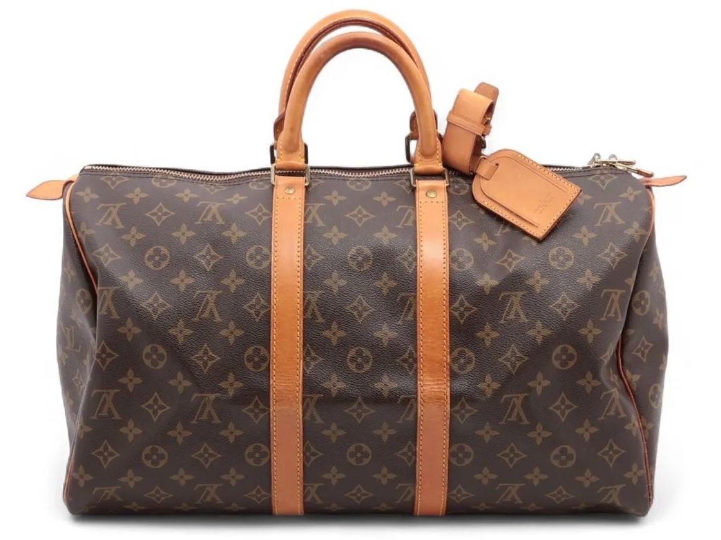 Louis Vuitton Borse: Louis Vuitton Keepall 45 Monogram Braun - top Zustand – Usato da Flawil venduto da HeritageAtelier 1