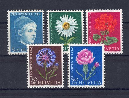 Alle Briefmarken: Pro Juventute, 1963, postfrisch** – Neu (gemäss Beschreibung) aus Lupfig von lubor