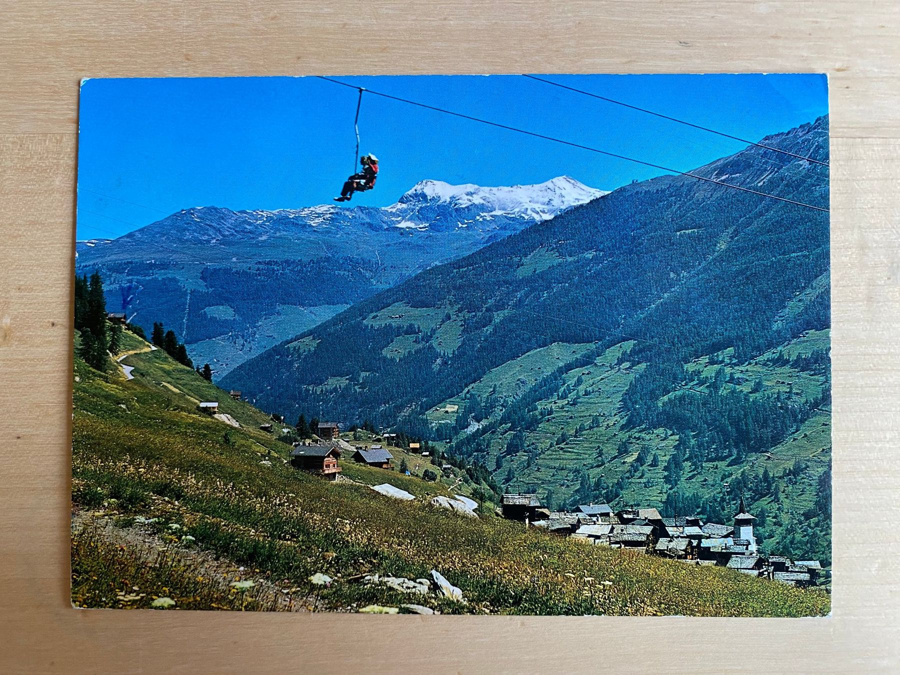 Cartoline postali: AK Grimentz - Télésiège VS – Usato da deitingen venduto da popcorn02