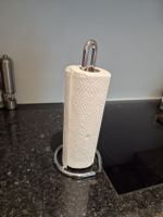 Küchenrollenhalter aus Metall glänzend guter Zustand