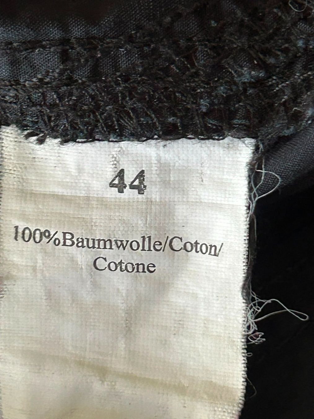 Hosen: Pantaloni cotone nero 3/4 tg.44 – Gebraucht aus Melano von H-Sara 2
