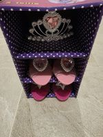 Prinzessin Schuhe 23-26 und Krönchen Set für kleine Mädchen
