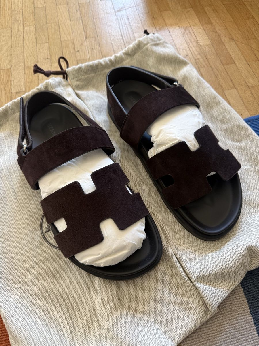 Hermès Scarpe da uomo: Hermès Chypre Brown – Nuovo (secondo la descrizione) da Genève venduto da SG_73