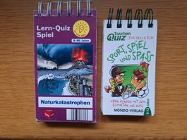 4 Quiz Spiele Wissensfragen für Kinder