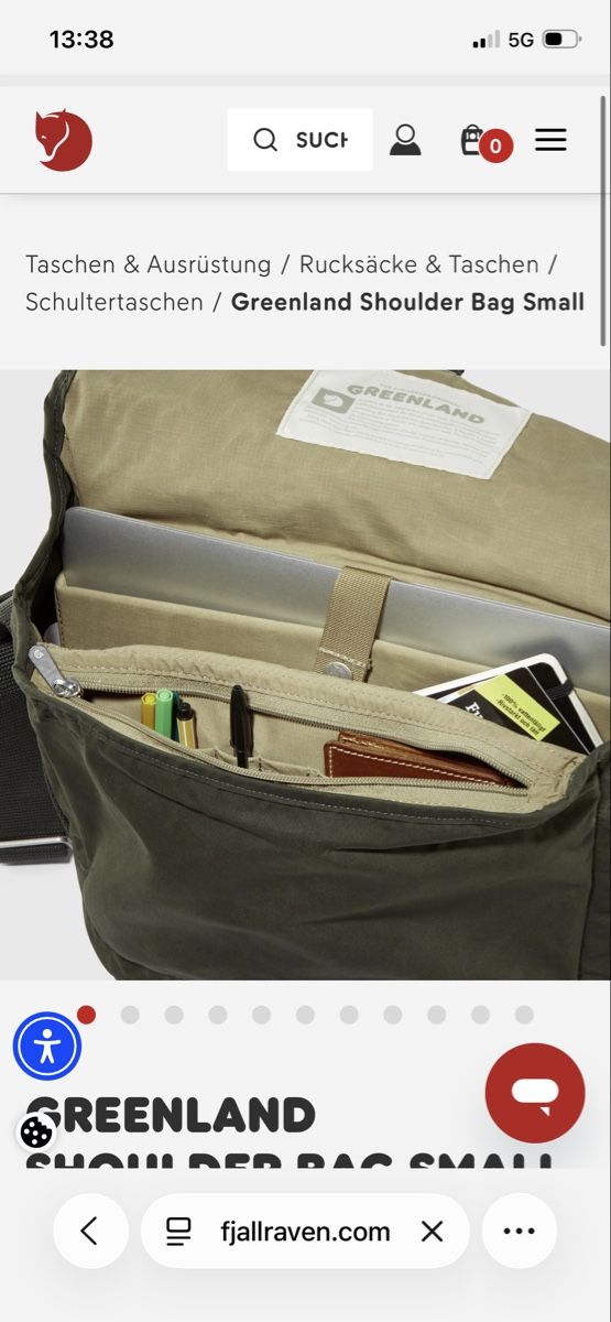 Fjällräven Borse: GREENLAND SHOULDER BAG SMALL – Nuovo (secondo la descrizione) da Zürich venduto da A_Pal02 3