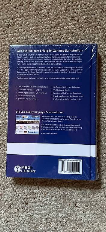 Libri: Abenteuer Zahnmedizin. Der MEDI-LEARN Studienführer – Usato da Füllinsdorf venduto da cla_6wyr 1