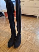 Schwarze Overknee Stiefel, Gr. 37, Top Zustand, Winter