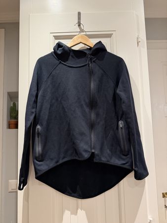 Nike Black Tech Jacket with Thumb Holes, Size S