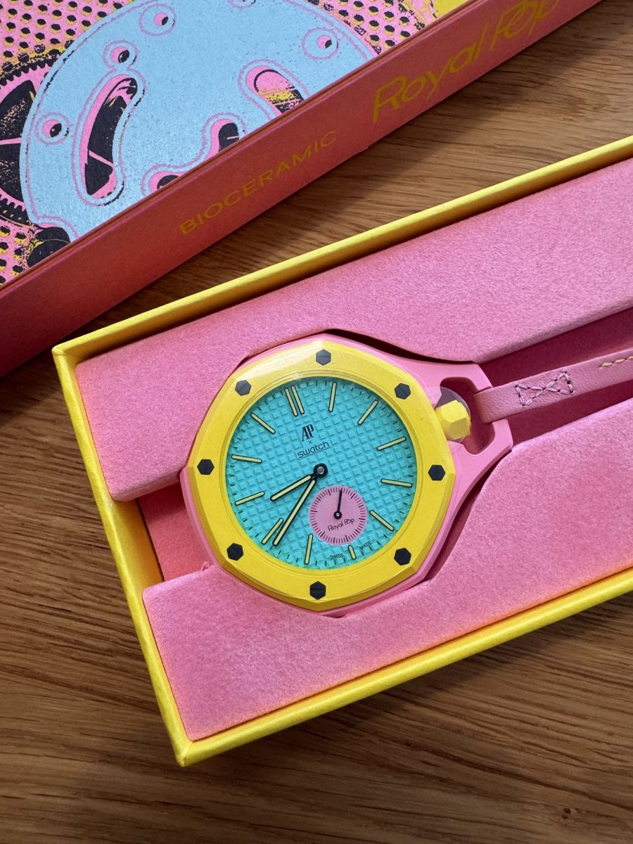 Swatch Orologi: AP x Swatch Royal Pop Otg Roz – Nuovo e nell'imballaggio originale da Neuenhof venduto da miravesna