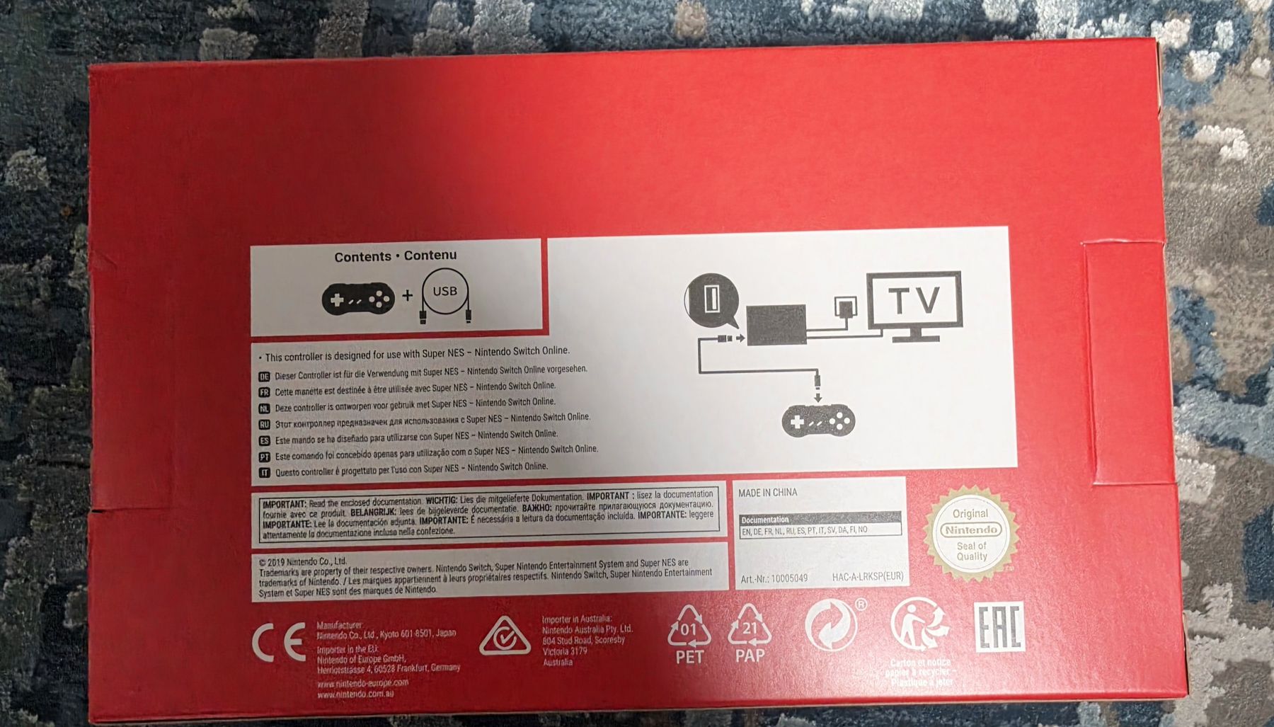 Controller: Nintendo Switch SNES Controller NEU in OVP ORIGINAL – Nuovo e nell'imballaggio originale da Oensingen venduto da 3.mvc 1