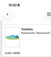 Badeschuhe von Trollkids in Grösse 31/32 - neu mit Etikett