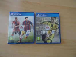 2 PS4 FIFA Spiele 15 + 17 ab Fr. 1.--