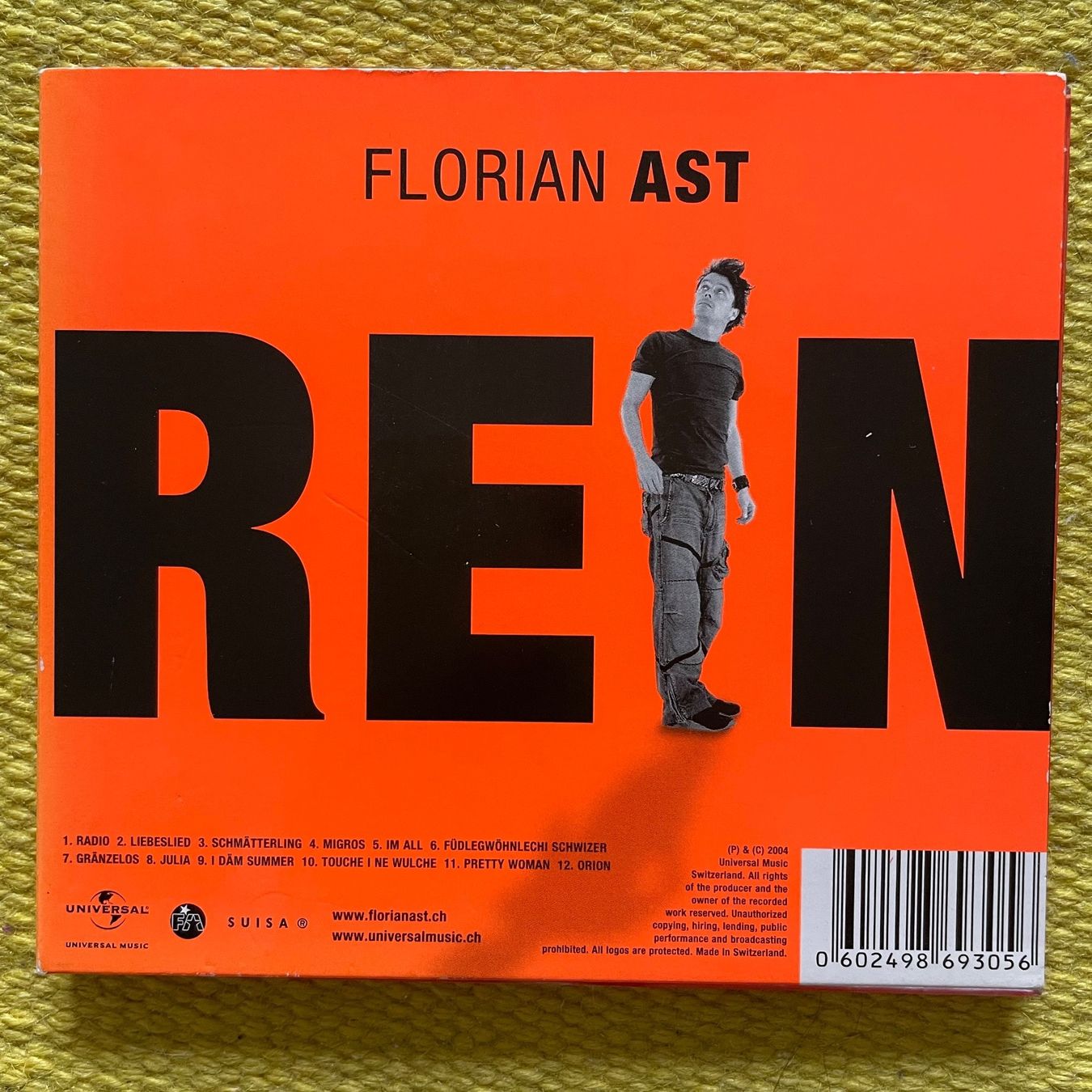 CD: FLORIAN AST-ASTREIN (DIGIPACK) – Usato da Rorschacherberg venduto da CD-Roli 1