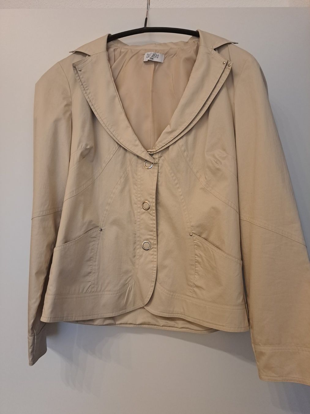 Jacken: Leiche Jacke von Zucchero, beige, M – Gebraucht aus Niederoenz von tronchetta