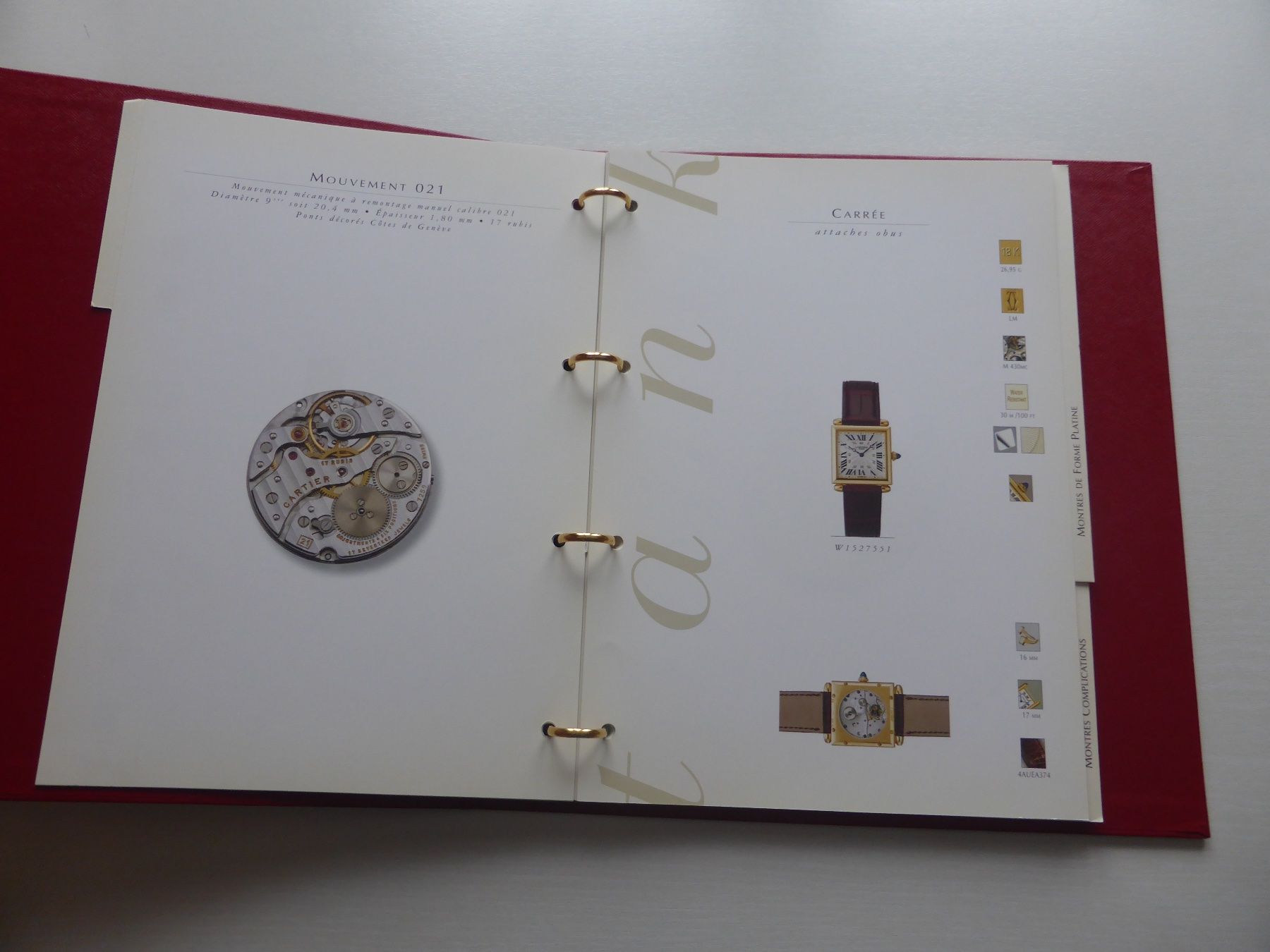 Cartier Orologi: CARTIER  (Information Ordner) – Usato da Gonten venduto da luegemol 2
