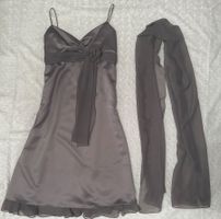 LA PERLA - EDEN MAIDS edel Kleid mit Chiffon-Foulard Gr. M