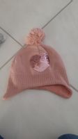 K..116 R) Kappe Mädchen Herz rosa Gr. 110 / 128