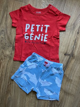 Kind, T-Shirt & Kurz Hose 3-6M, 68cm
