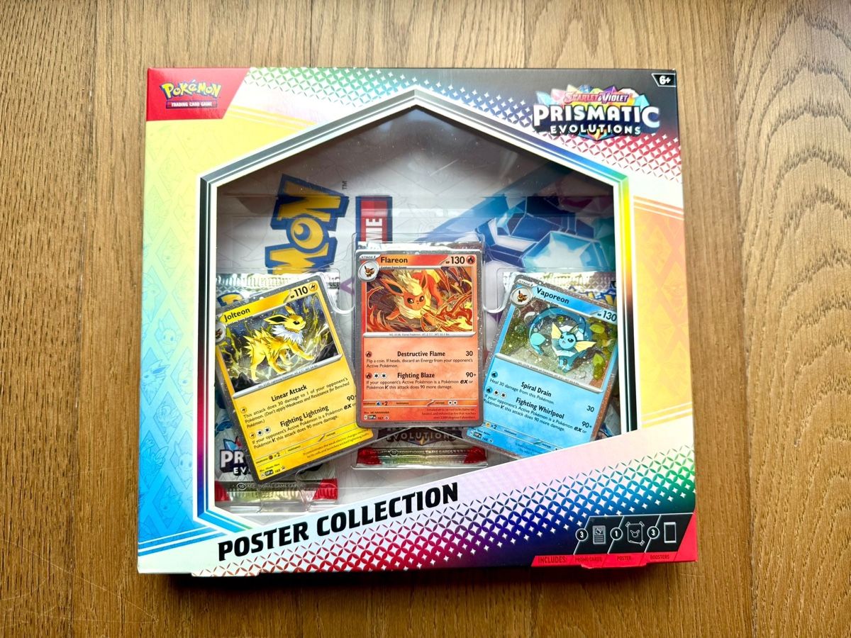 Pokémon Carte collezionabili: Pokémon Prismatic Evolutions Poster Collection – Nuovo e nell'imballaggio originale da Läufelfingen venduto da Seraphim13