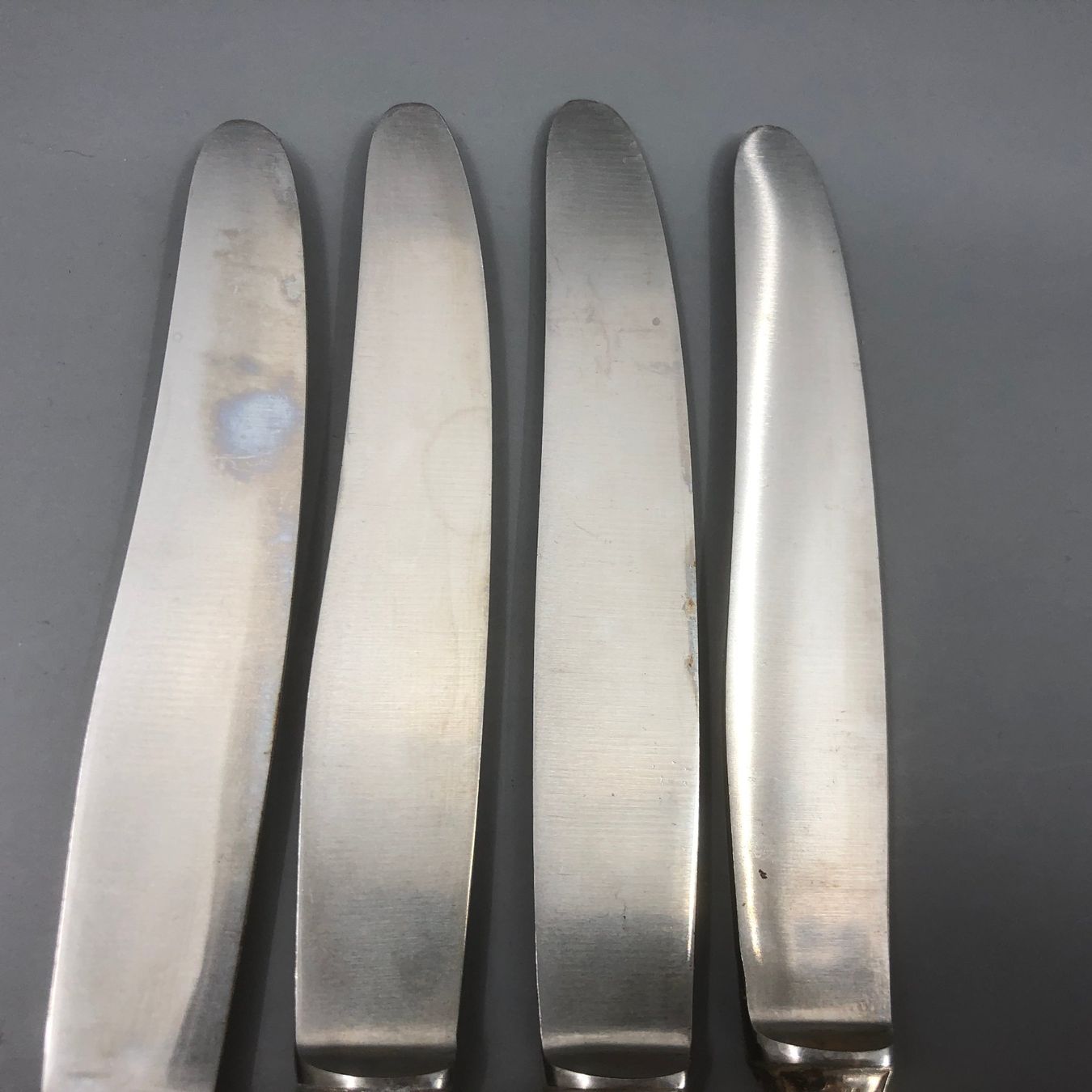 Posate: 4 Dessertmesser versilbert Wirths – Usato da Basel venduto da Tiabeanie 7
