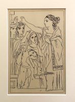 Pablo Picasso "Schwur der Frauen"  Offsetrepro