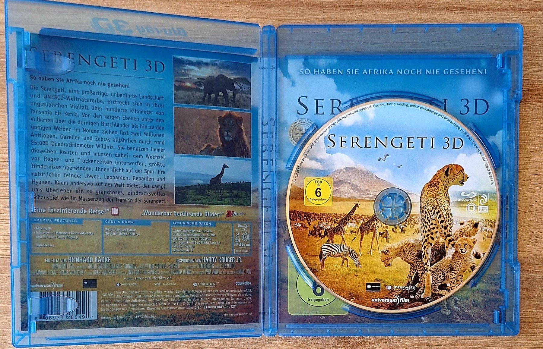 Tutti i DVDs: Serengeti 3D – Usato da Schaffhausen venduto da Jerry711 2
