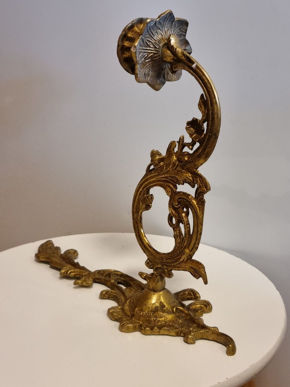 Portacandele: Antiker Wandkerzenhalter Messing/Bronze um 1900 – Usato da Scharnachtal venduto da devin03 8
