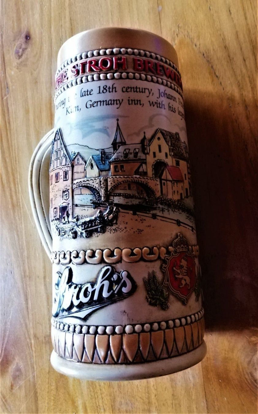 Sonstiges zum Sammeln & Seltenes: The Stroh Brewery Comp. Beer Sammlerkrug – Gebraucht aus Mund von Happy_trader 1